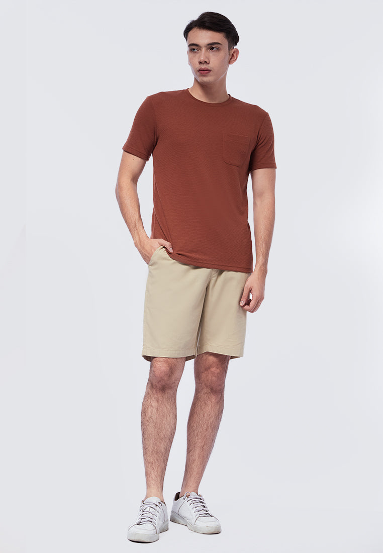 Round Neck T-Shirt with Pocket