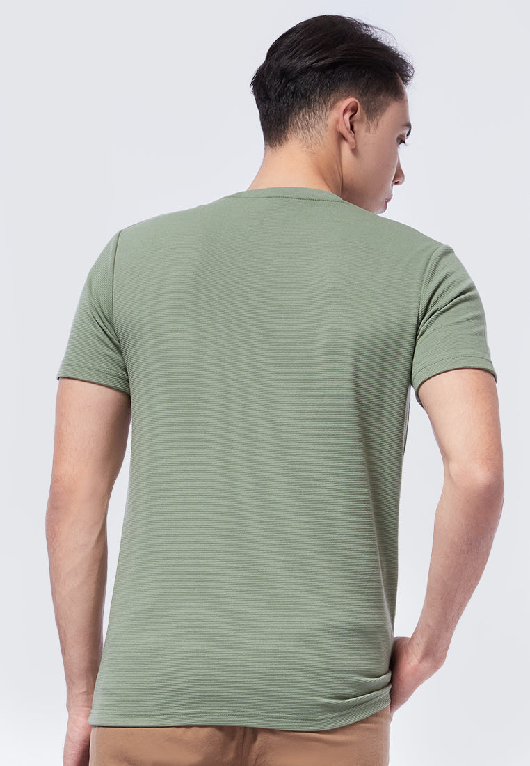 Round Neck T-Shirt with Pocket