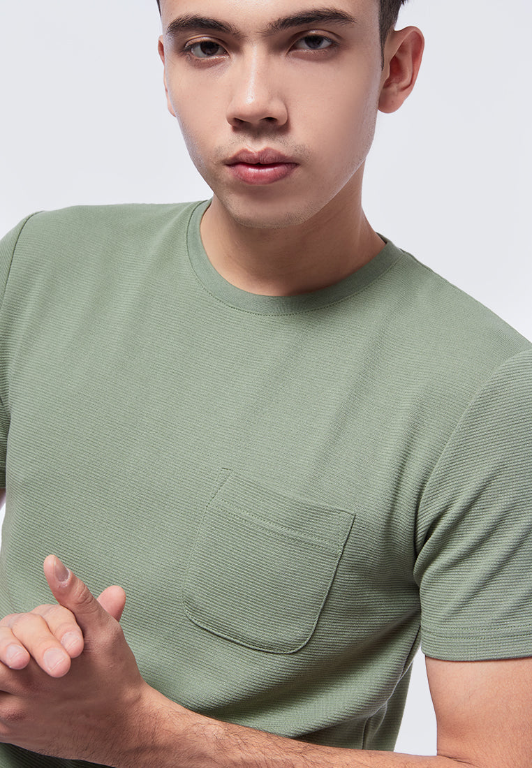 Round Neck T-Shirt with Pocket