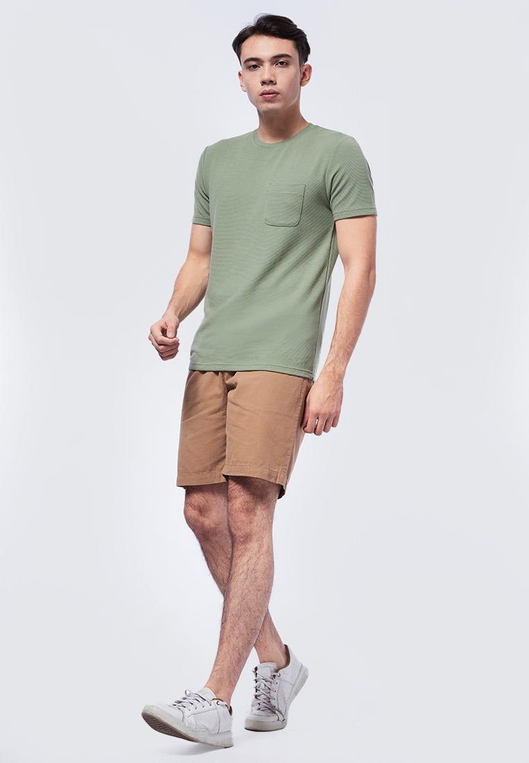 Round Neck T-Shirt with Pocket