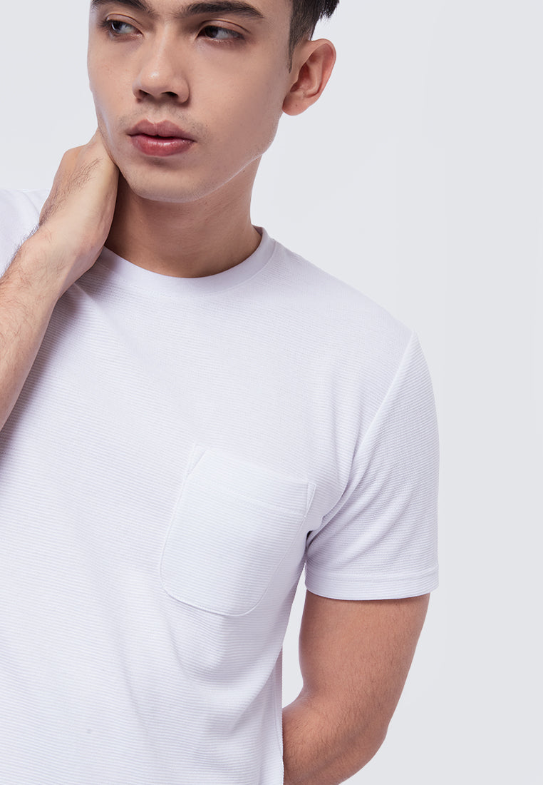Round Neck T-Shirt with Pocket