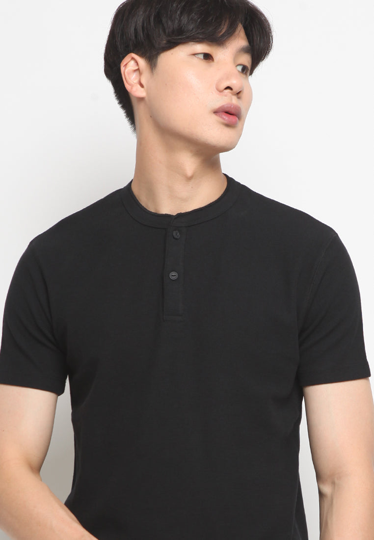 Baby Waffle Henley T-shirt