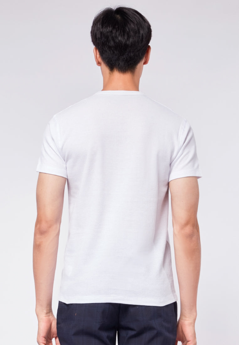 Short Sleeve Henley T-Shirt