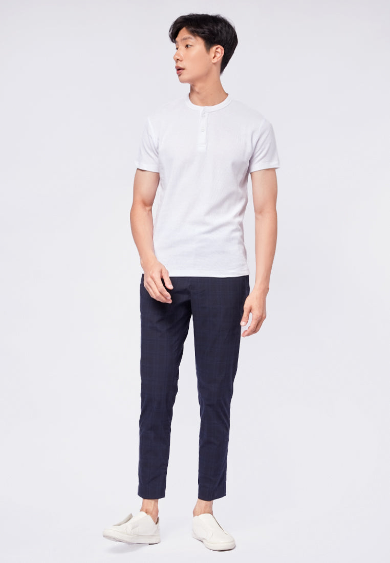 Short Sleeve Henley T-Shirt