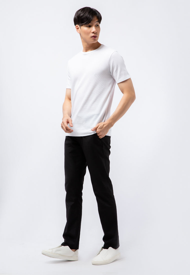 Round Neck Waffle T-shirt