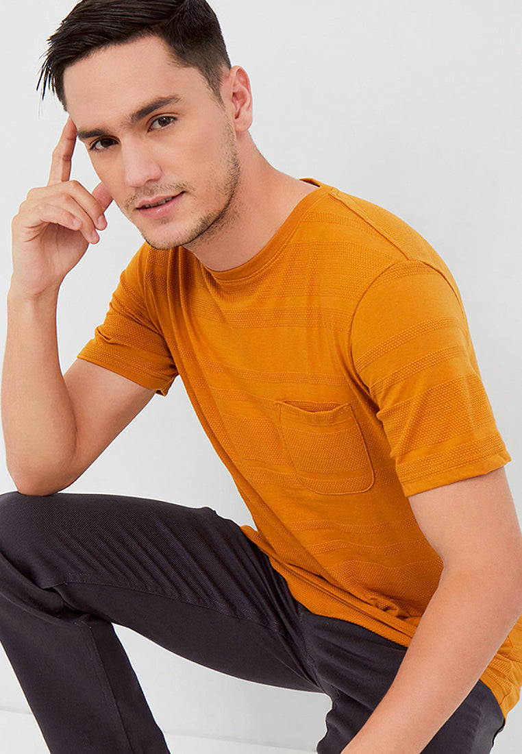 Textured Short Sleeve T-shirt