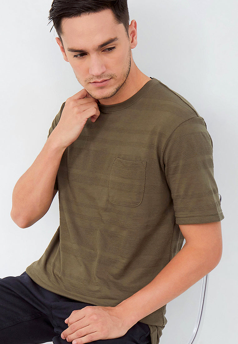 Textured Short Sleeve T-shirt