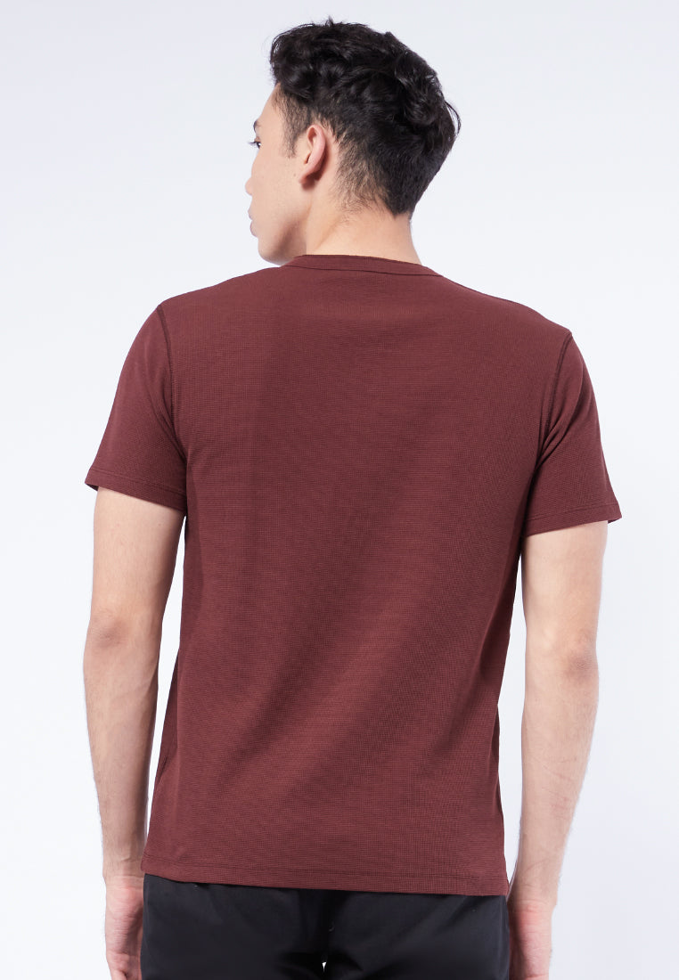 Short Sleeve Henley T-Shirt