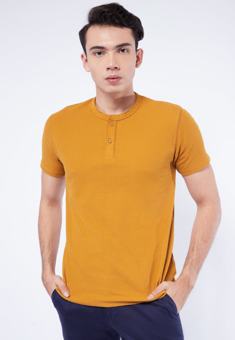 Short Sleeve Henley T-Shirt
