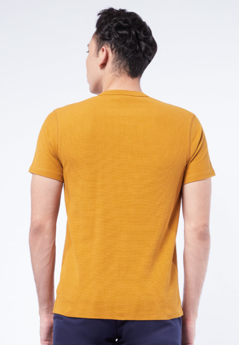 Short Sleeve Henley T-Shirt