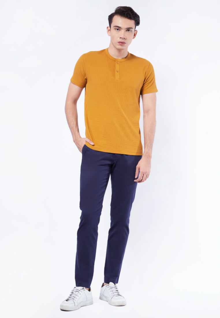 Short Sleeve Henley T-Shirt