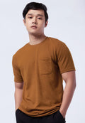 Round Neck T-Shirt with Pocket Details