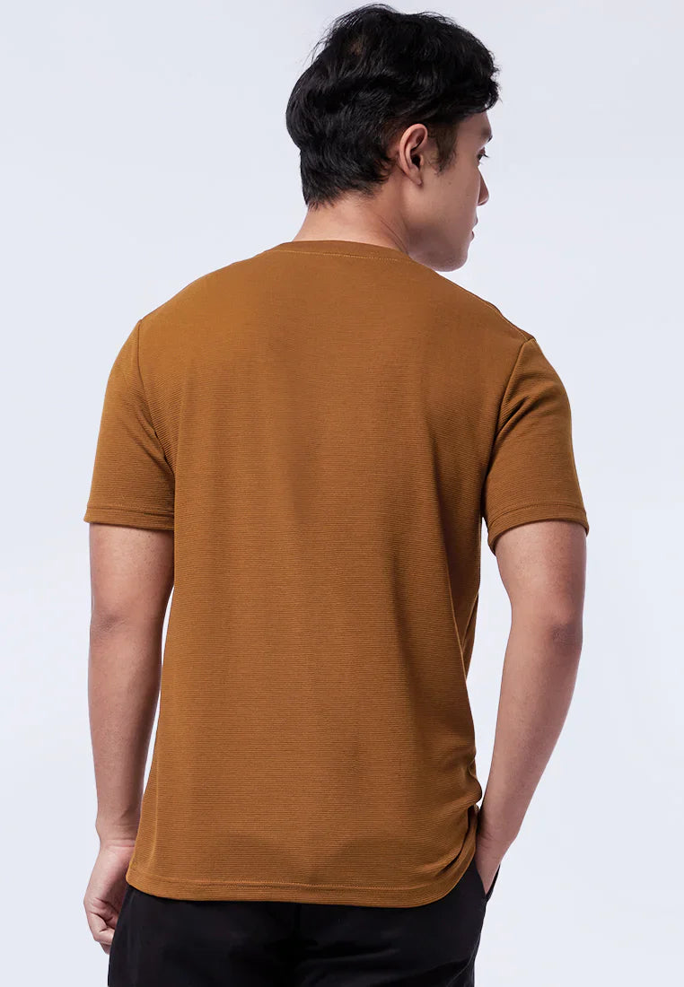Round Neck T-Shirt with Pocket Details
