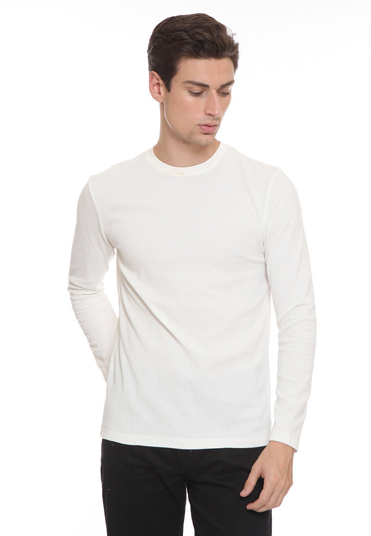 Long Sleeves Waffle Tee
