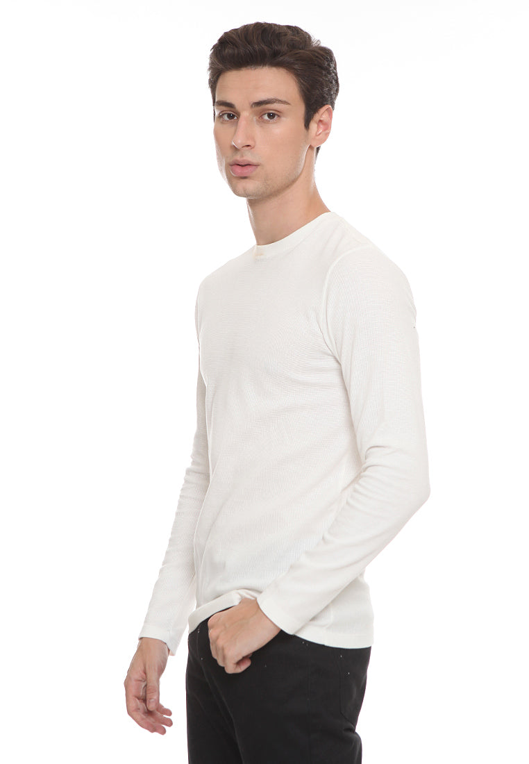 Long Sleeves Waffle Tee