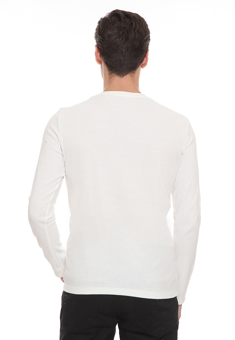 Long Sleeves Waffle Tee