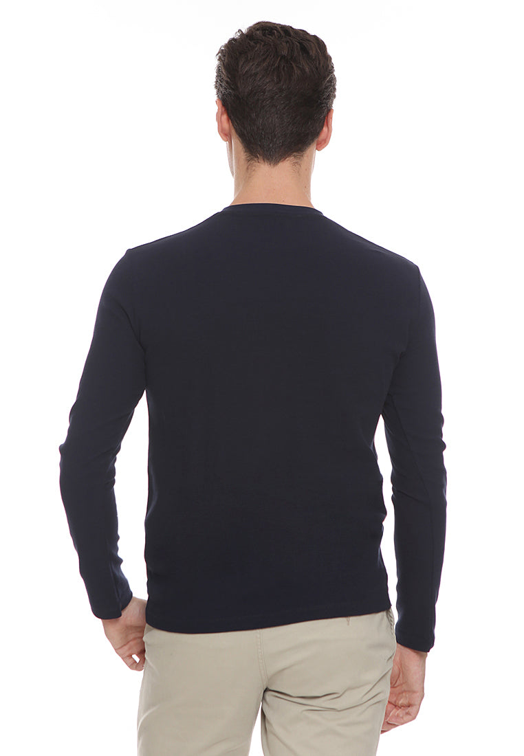 Long Sleeves Waffle Tee