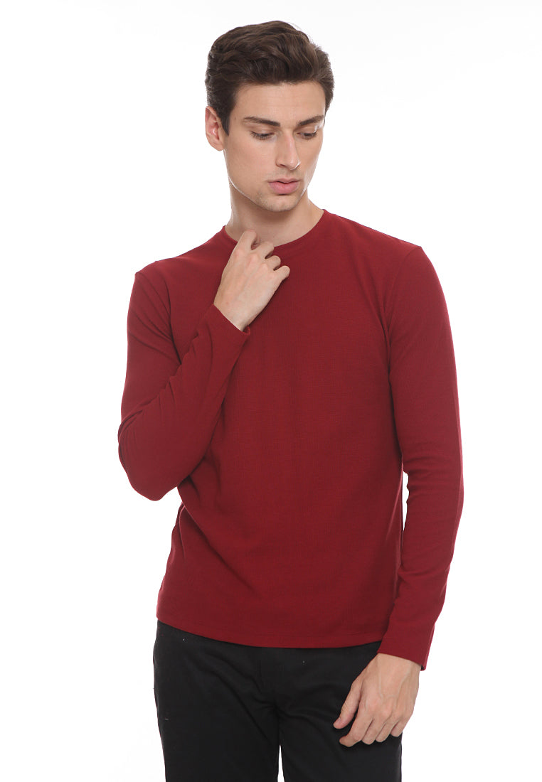 Long Sleeves Waffle Tee
