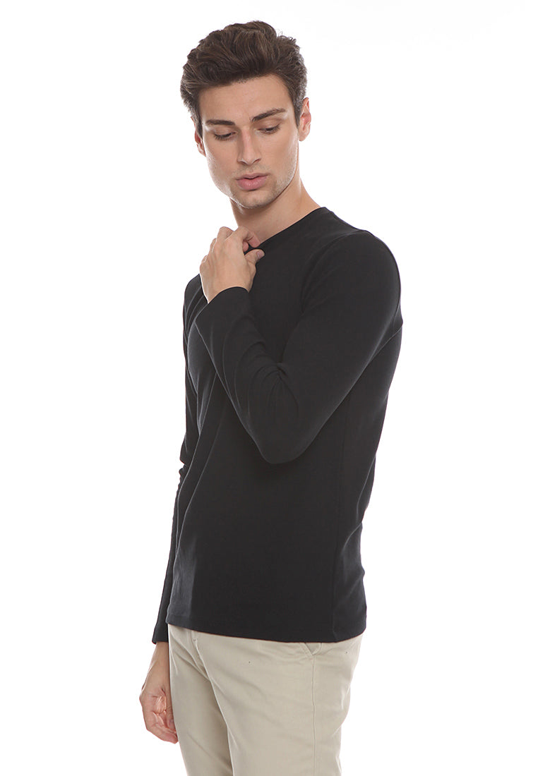 Long Sleeves Waffle Tee