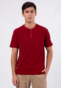 Maroon Henley Tee