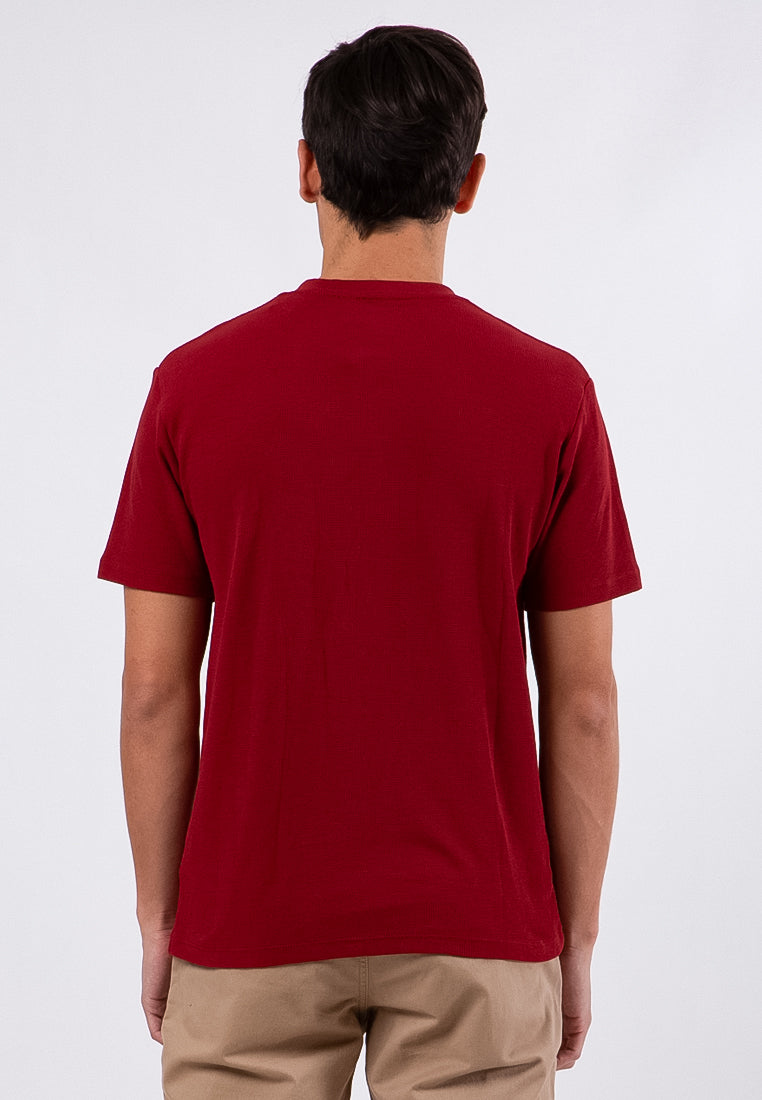 Maroon Henley Tee