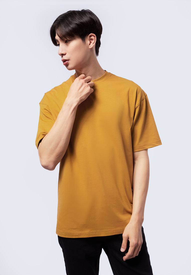 Oversized Short Sleeve T-Shirt Ochre