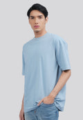 Oversized Short Sleeve T-Shirt Ice Blue