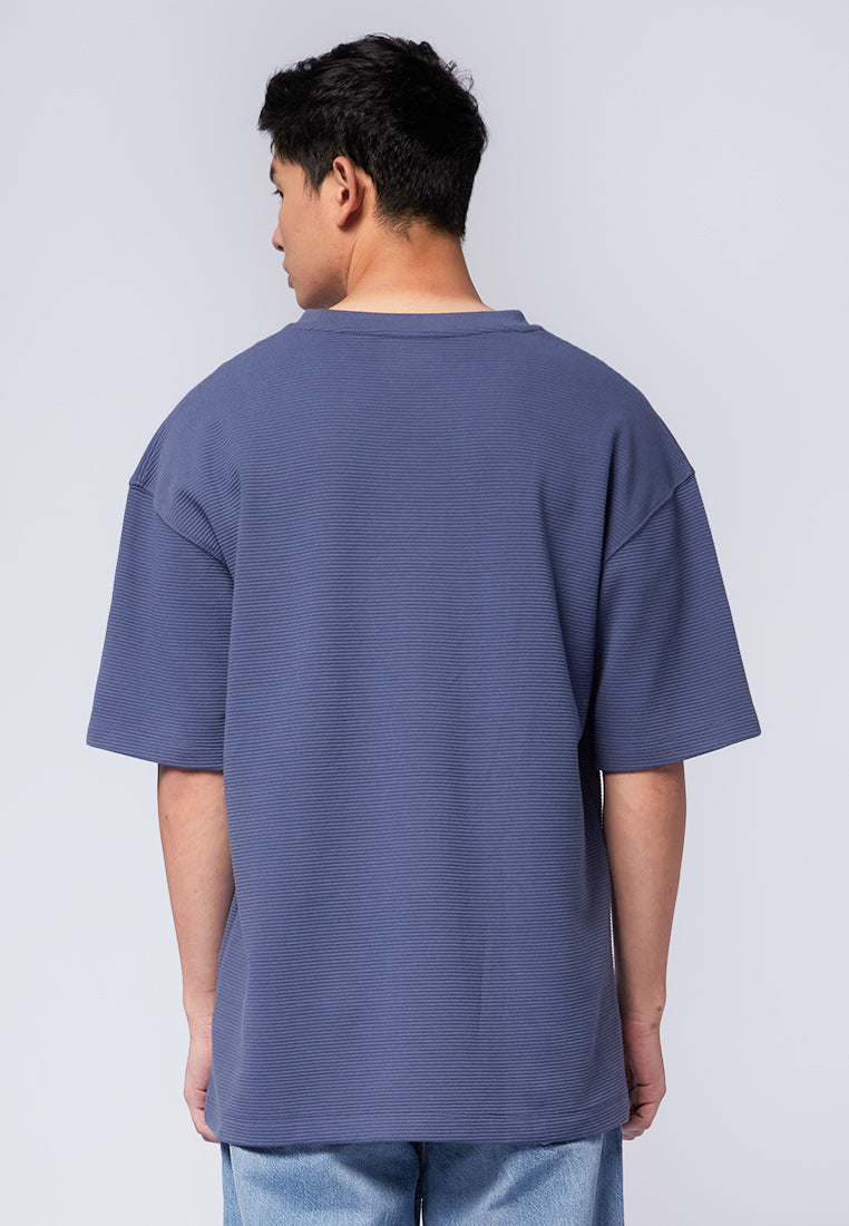 Oversized Short Sleeve Ottoman T-Shirt