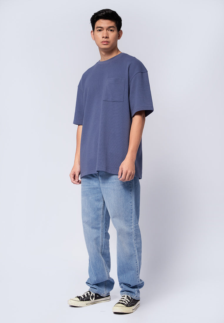 Oversized Short Sleeve Ottoman T-Shirt