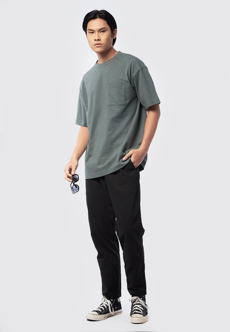 Oversized Short Sleeve T-Shirt Dusty Green