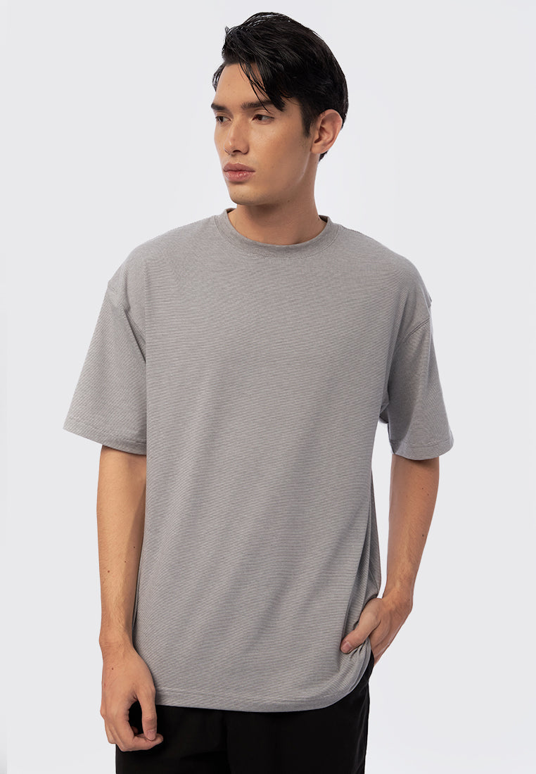 Pinstripe Oversized  T-Shirt