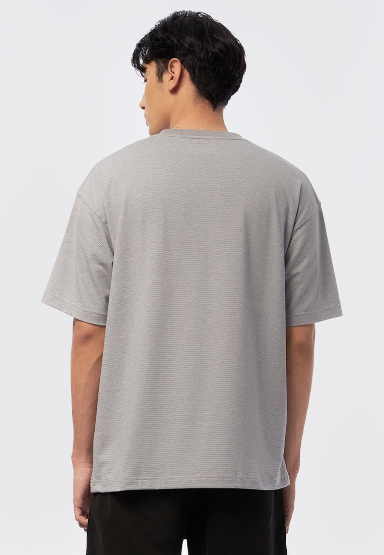 Pinstripe Oversized  T-Shirt