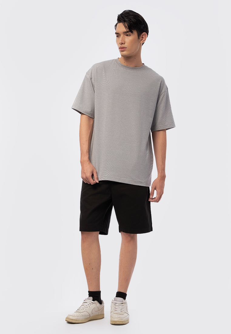 Pinstripe Oversized  T-Shirt