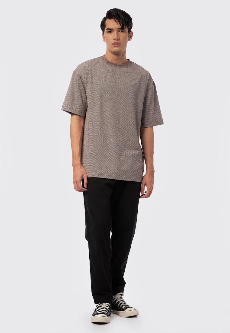 Pinstripe Oversized  T-Shirt