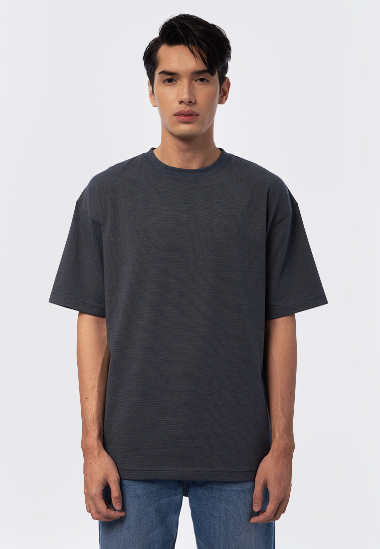 Pinstripe Oversized  T-Shirt