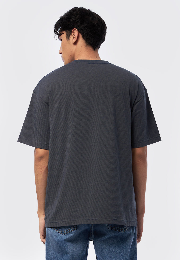 Pinstripe Oversized  T-Shirt