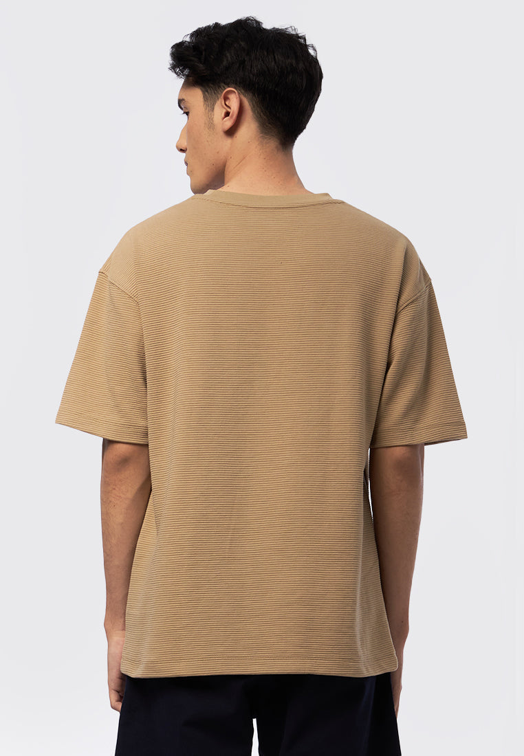 Oversized Short Sleeve Ottoman T-Shirt