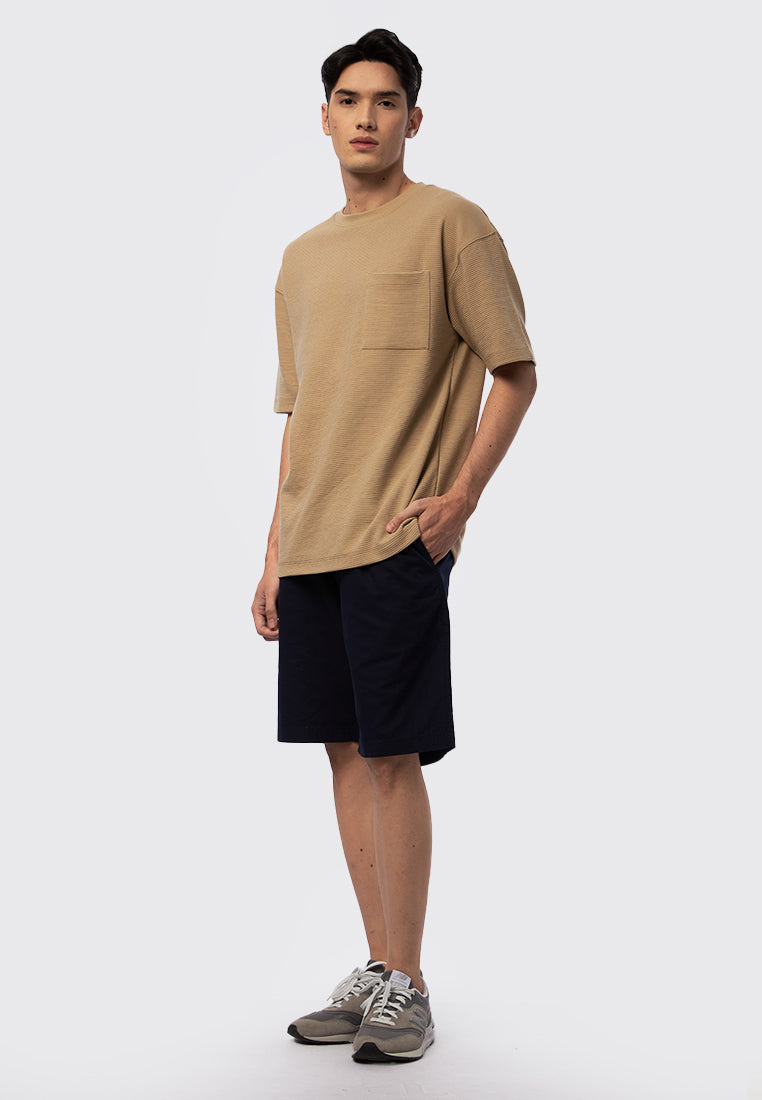 Oversized Short Sleeve Ottoman T-Shirt