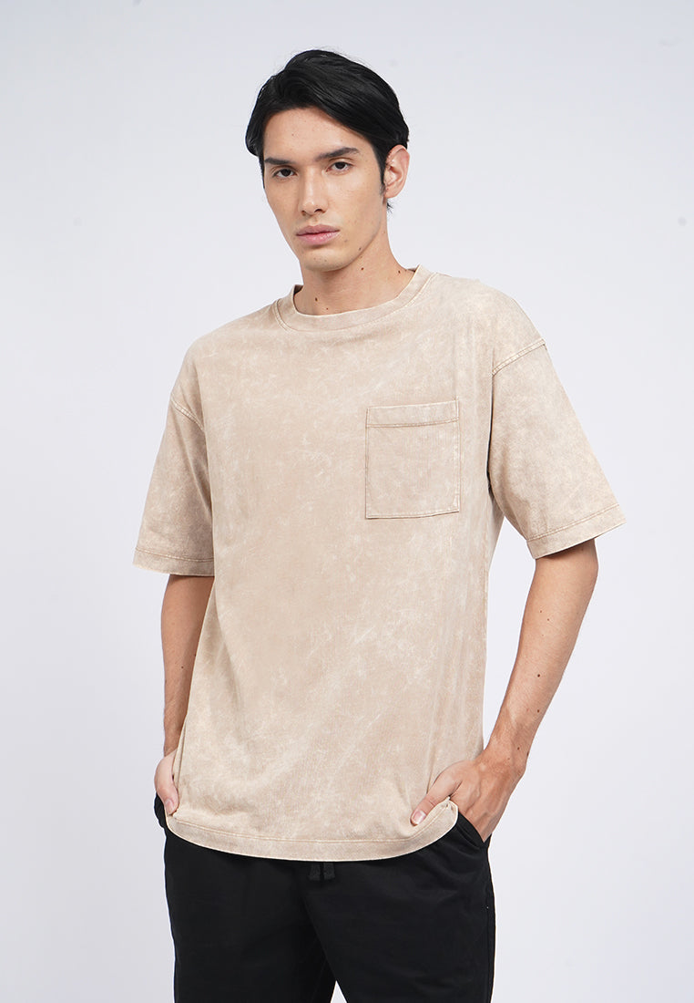 Oversized Short Sleeve Dyed T-Shirt