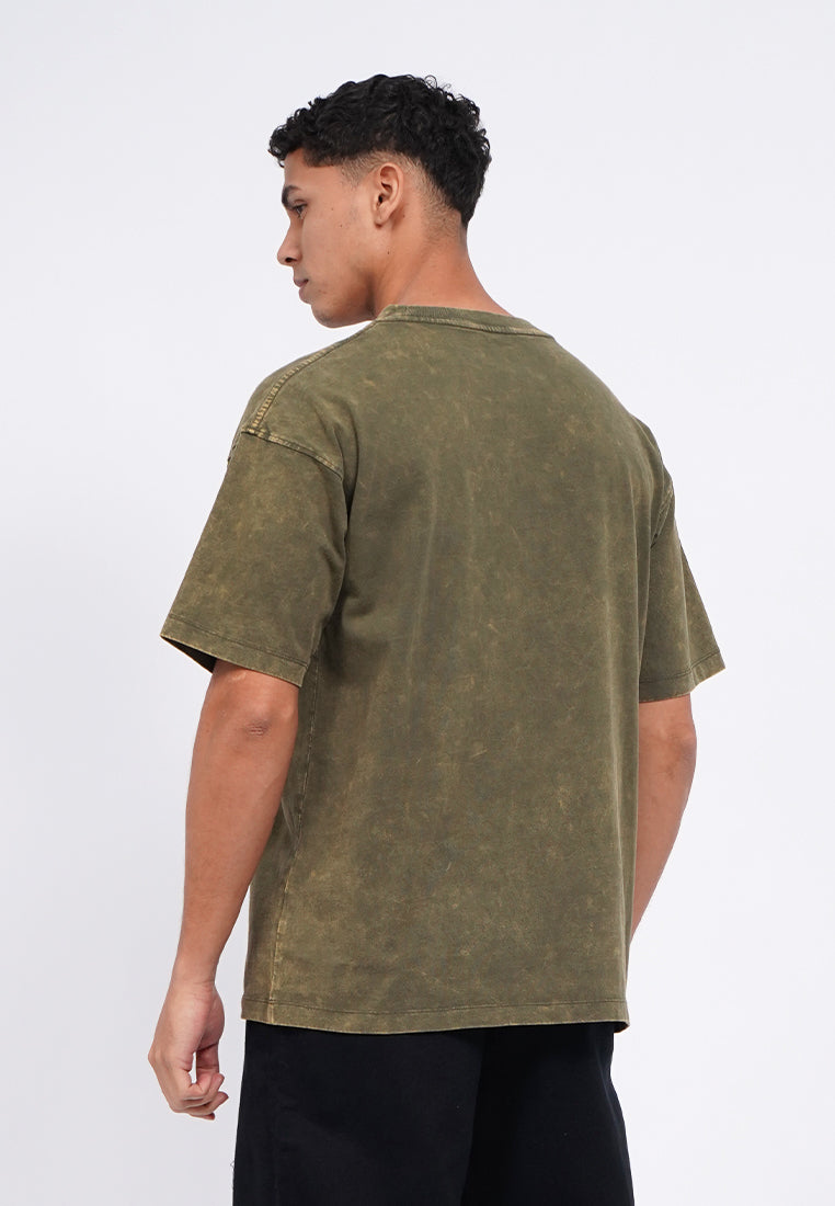 Short Sleeve Garment Dyed T-Shirt