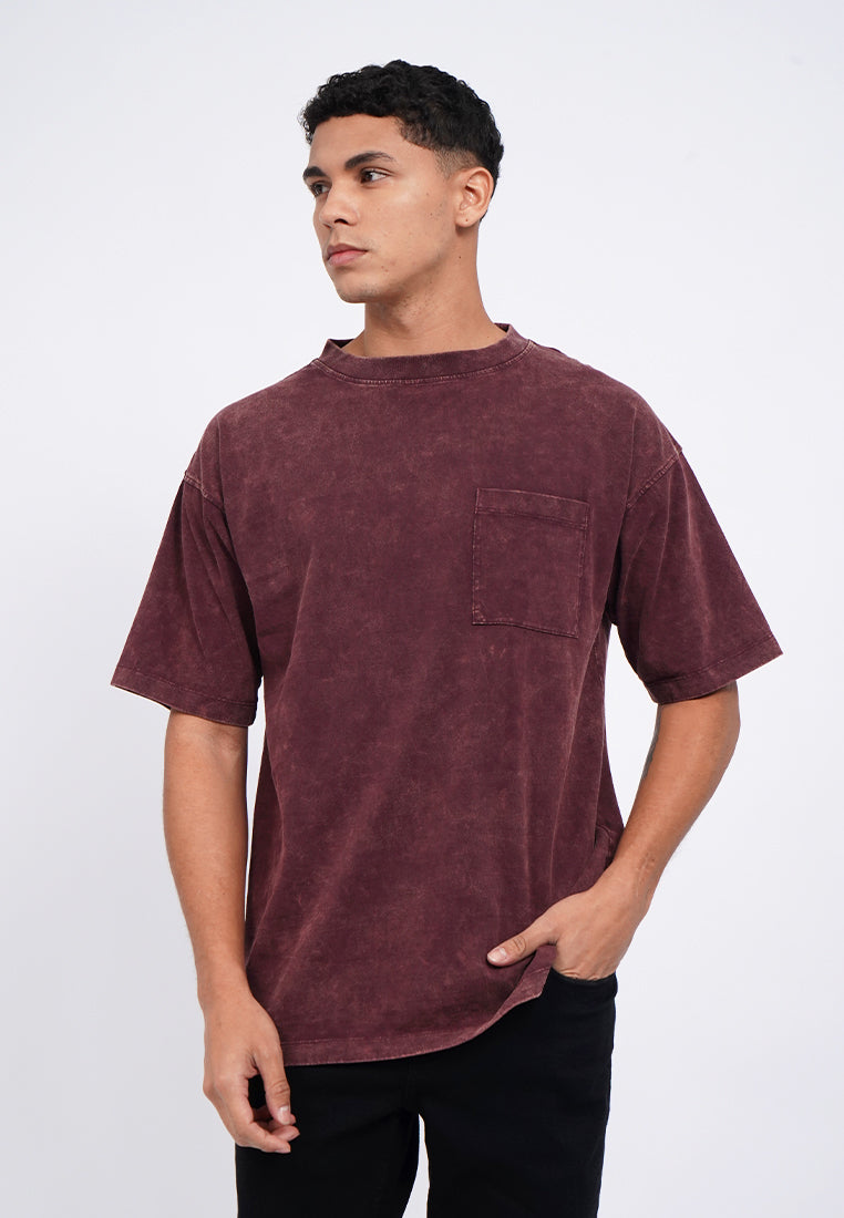 Short Sleeve Garment Dyed T-Shirt