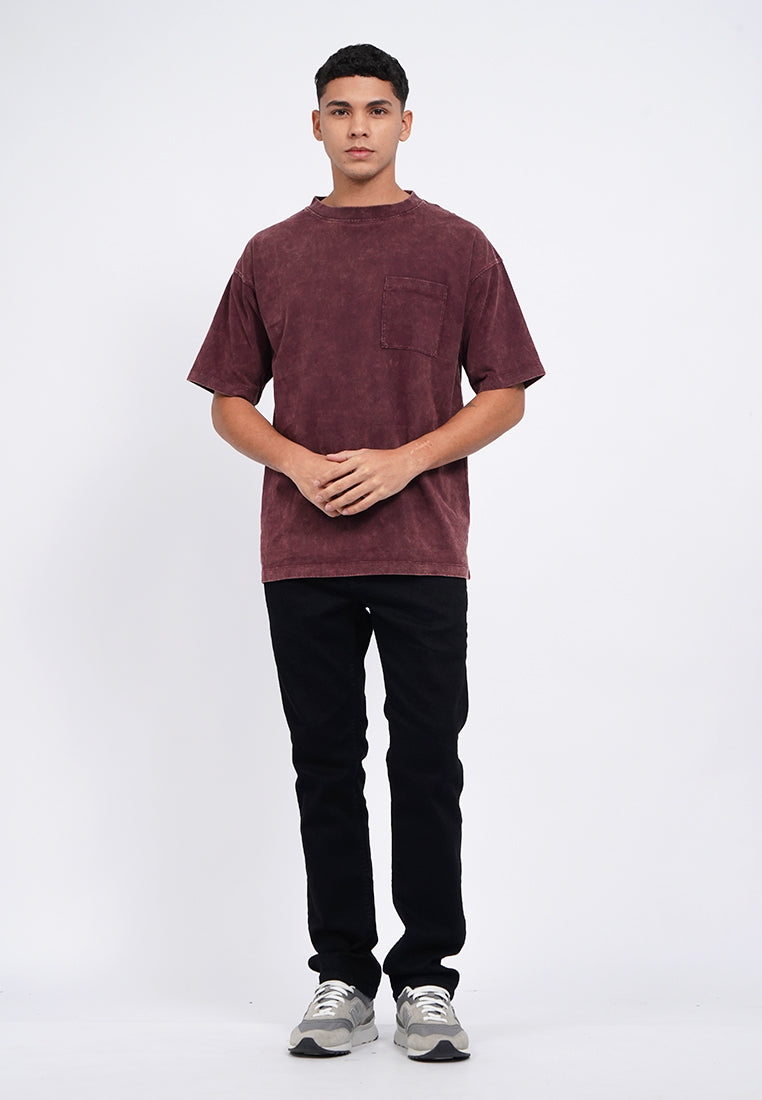Short Sleeve Garment Dyed T-Shirt