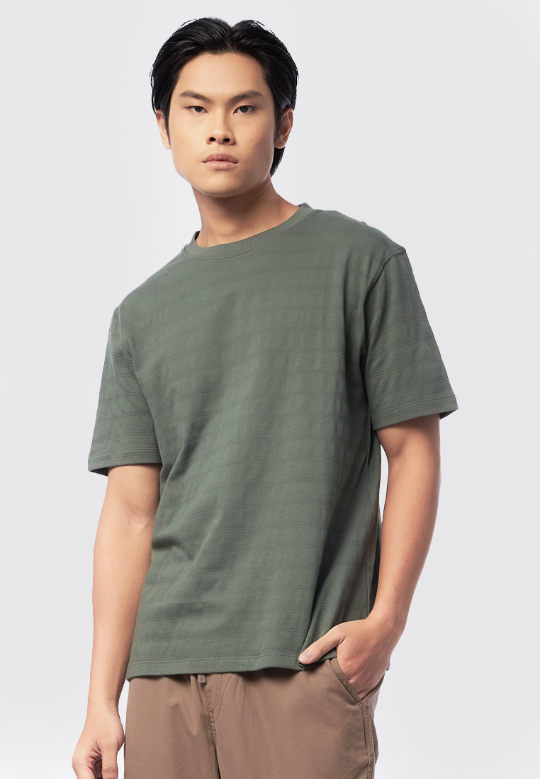 Textured Short Sleeve T-Shirt