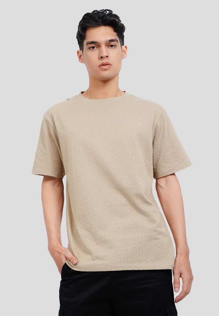 Short Sleeve Textured T-Shirt