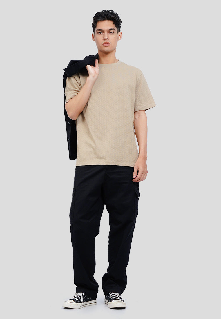 Short Sleeve Textured T-Shirt