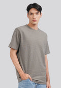 Check Textured Short Sleeve T-Shirt Black