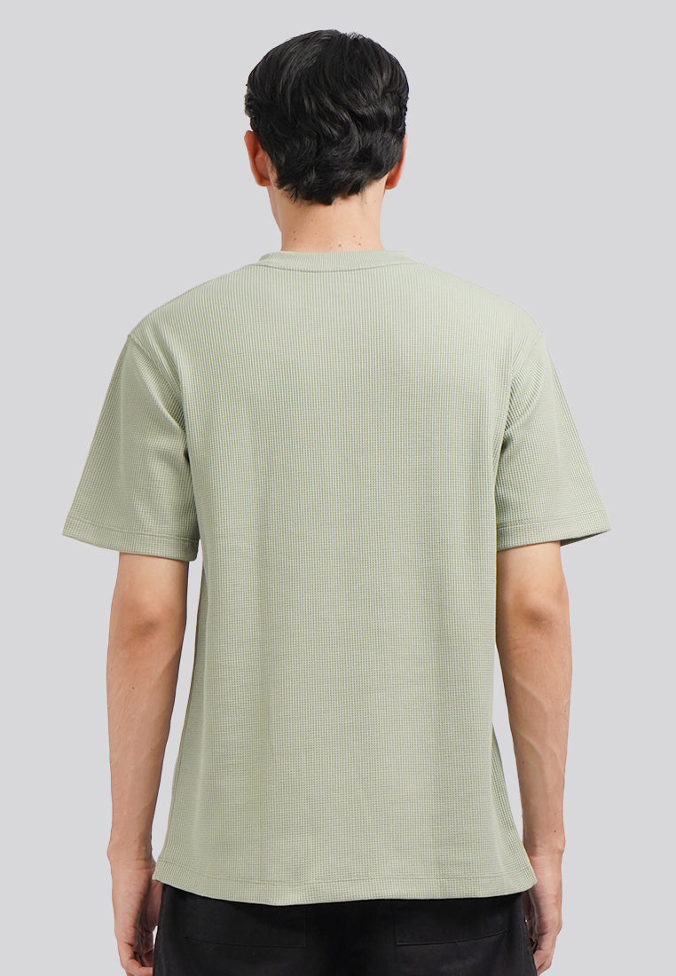 Short Sleeve Waffle T-Shirt Sage