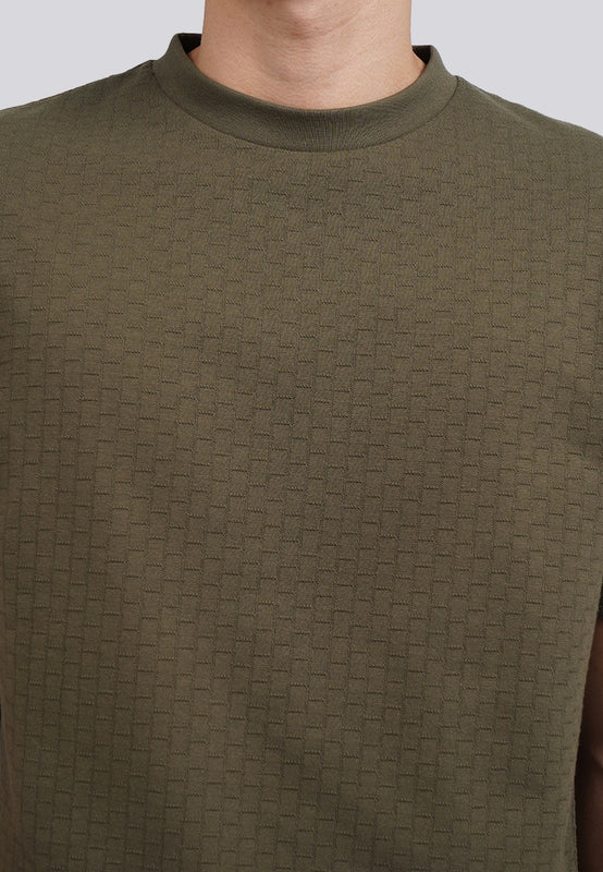 Short Sleeve Checked T-Shirt