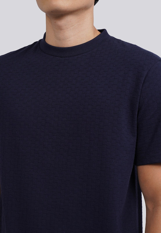 Short Sleeve Checked T-Shirt