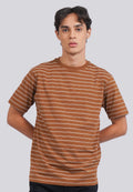 Short Sleeve Stripe Yarn Dyed T-Shirt